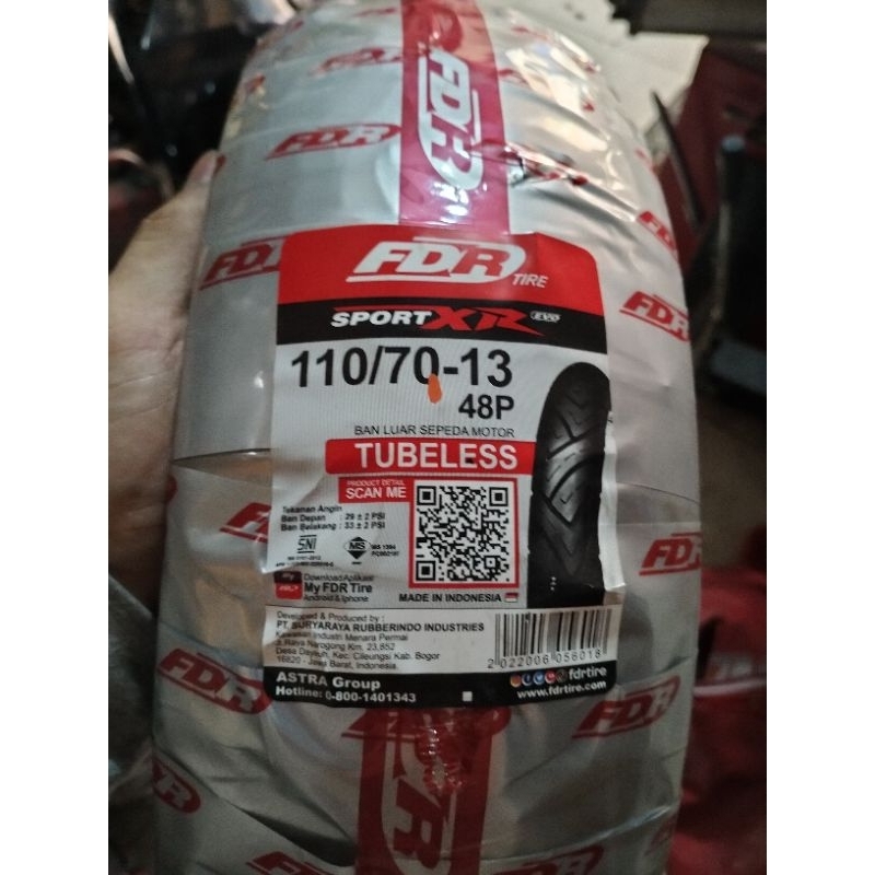 BAN FDR SPORT XR EVO 110/70-13. 130/70-13 Nmax