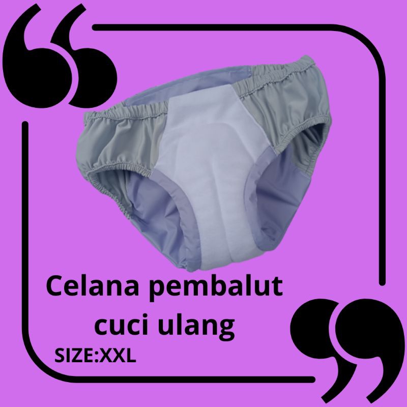 Pembalut Kain Vpants Smart women Size XXL Nyaman Dipakai Saat Haid Pembalut Cuci Ulang Vpants /Pemba
