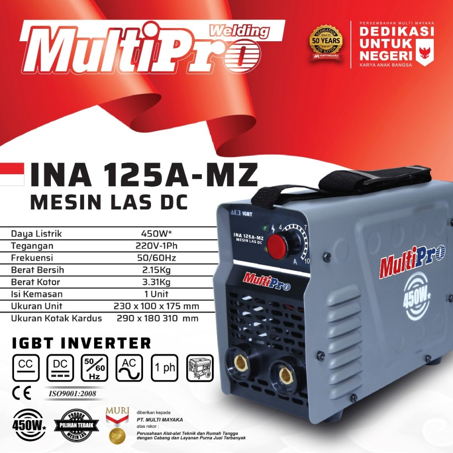 Mesin Travo Las Listrik Inverter 450 watt multipro INA