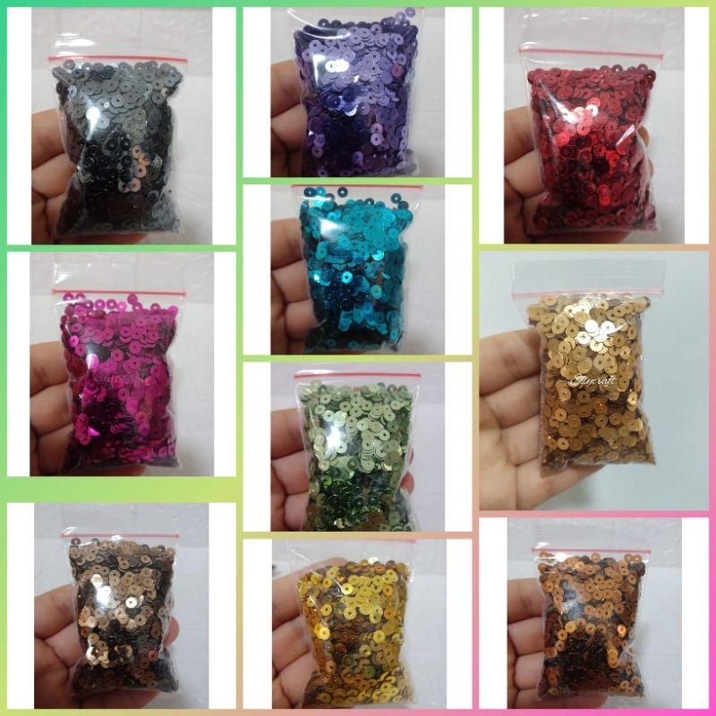 20gr Payet Ramboci Piring 4mm/ Payet Sequin 4mm