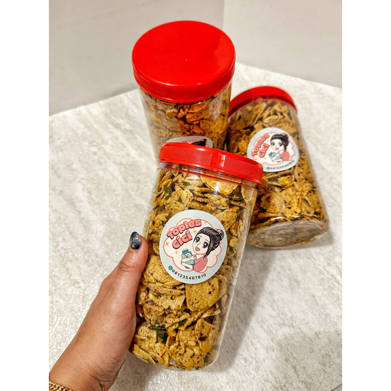 

Basreng Pipih Tenggiri Premium Kemasan Toples 450gr