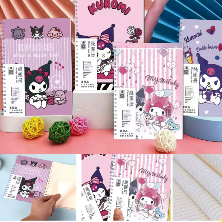 

(1 Pcs) Notes Spiral Hard cover A5, notebook spiral, buku catatan lucu, notes spiral uk A5, buku diary