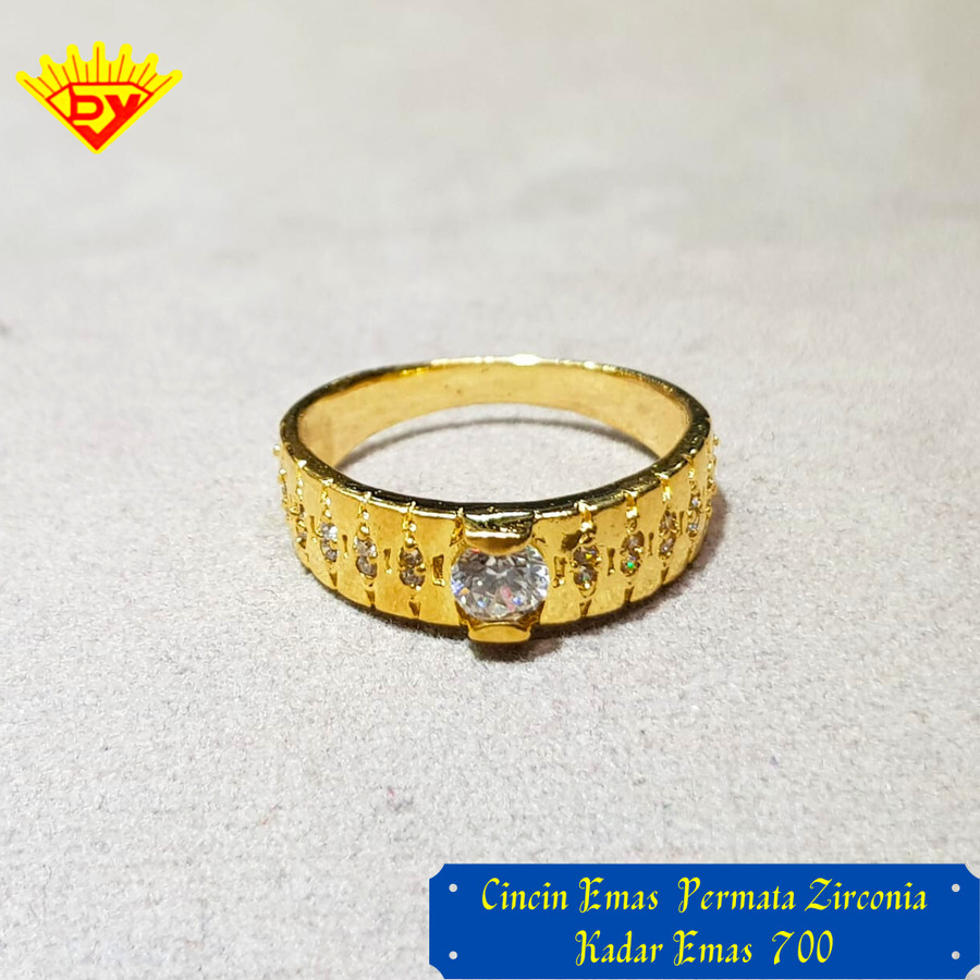 Cincin Emas Kuning Kadar Emas 700