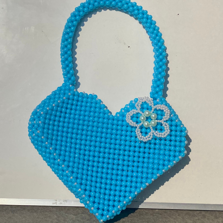 Tas Mutiara /Tas Manik-Manik Love Handmade