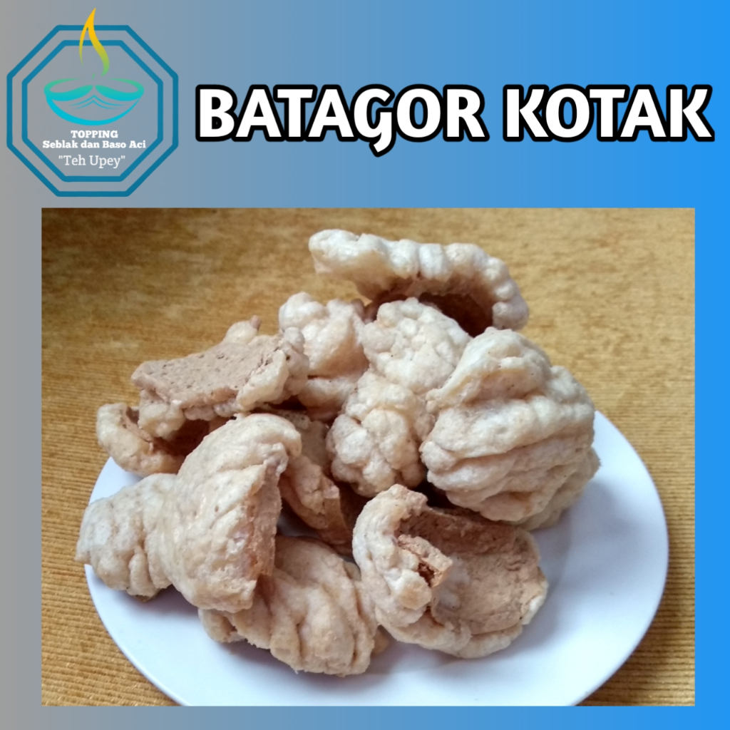 

BATAGOR KOTAK TAHU GEPREK ISI 25 PCS ISIAN BASO ACI TOPPING SEBLAK