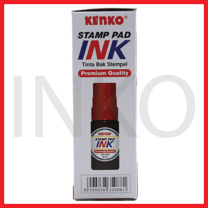 

KENKO STAMP PAD INK RED 50CC