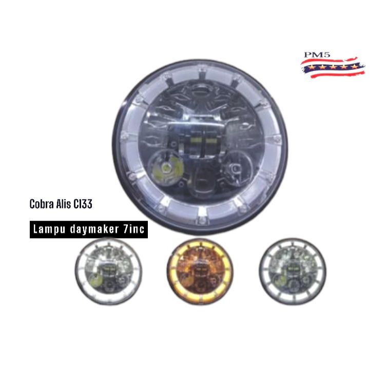 lampu 7inch plus alis c133 ono ninja cbr vixion rxk rxs dll MJ55