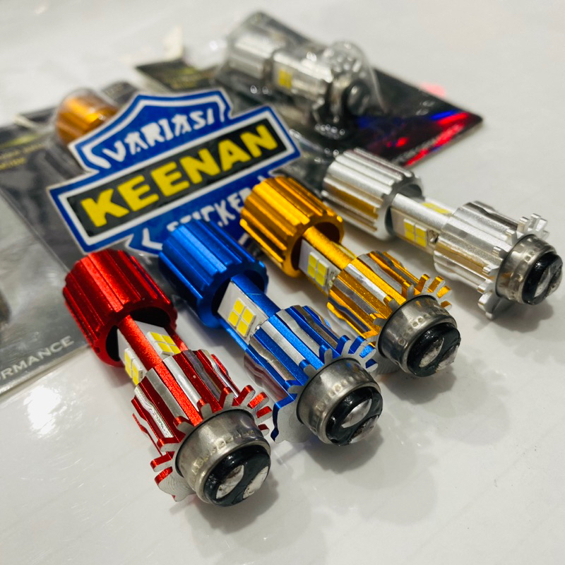 Cod SUPERTERANG LAMPU DEPAN LED BOLA LAMPU DEPAN SEMUA MOTOR