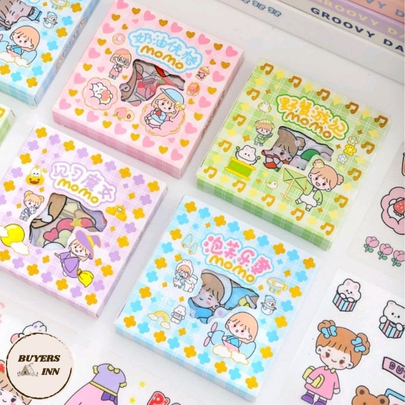 

MOMO STICKER Baru Lucu (Per-Lembar)