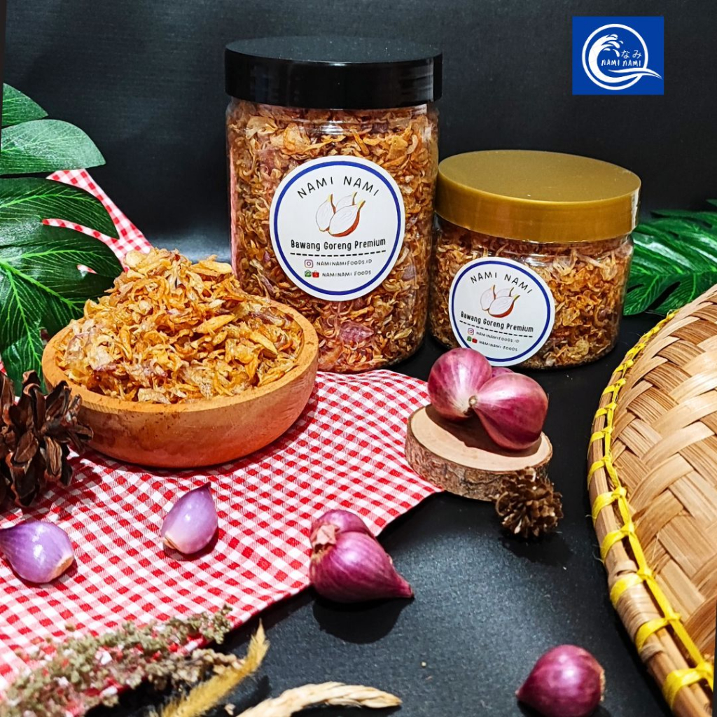 

Naminami Bawang Goreng Premium Brebes Gurih dan Renyah Toples