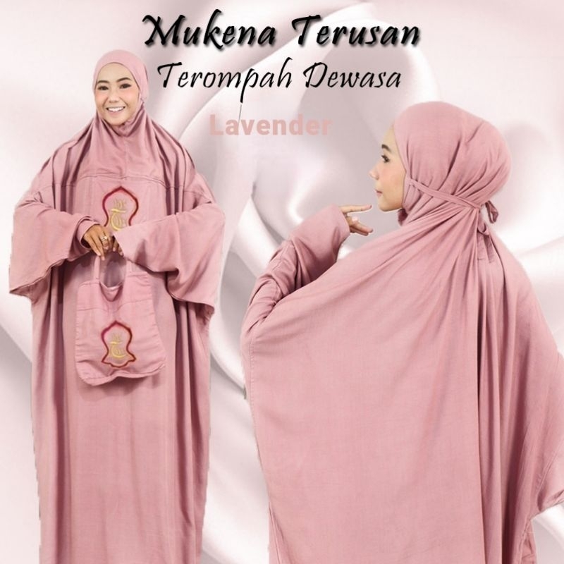 Mukena terompah terusan mukena terompah hadramaut mukena terompah putih free tas