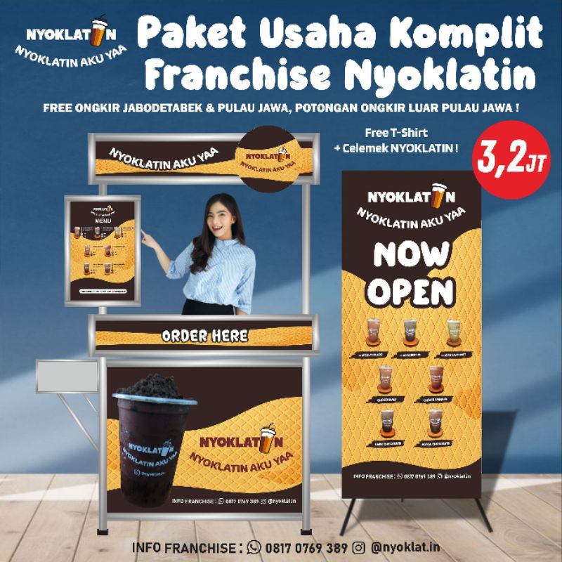 

PAKET USAHA KOMPLIT NYOKLATIN, SIAP JUALAN !