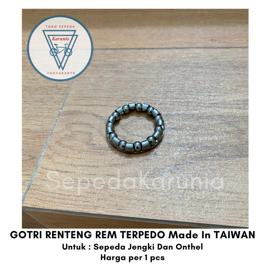 Gotri Renteng Sarangan Steel Ball Utk Rem Terpedo Sepeda Jengki Onthel Made In Taiwan