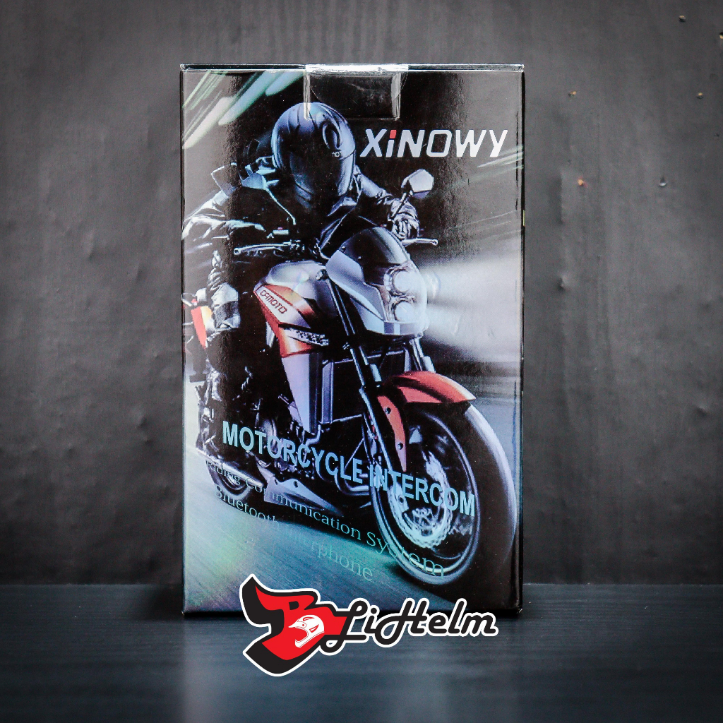 INTERCOM XINOWY V6 PLUS HEADSET BLUETOOTH SEPEDA MOTOR