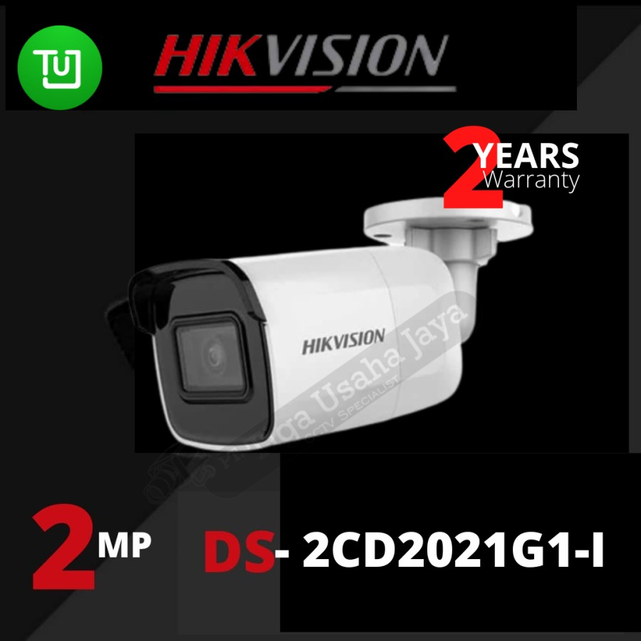 HIKVISION IP CAMERA 2MP DS-2CD2021G1-I with POE