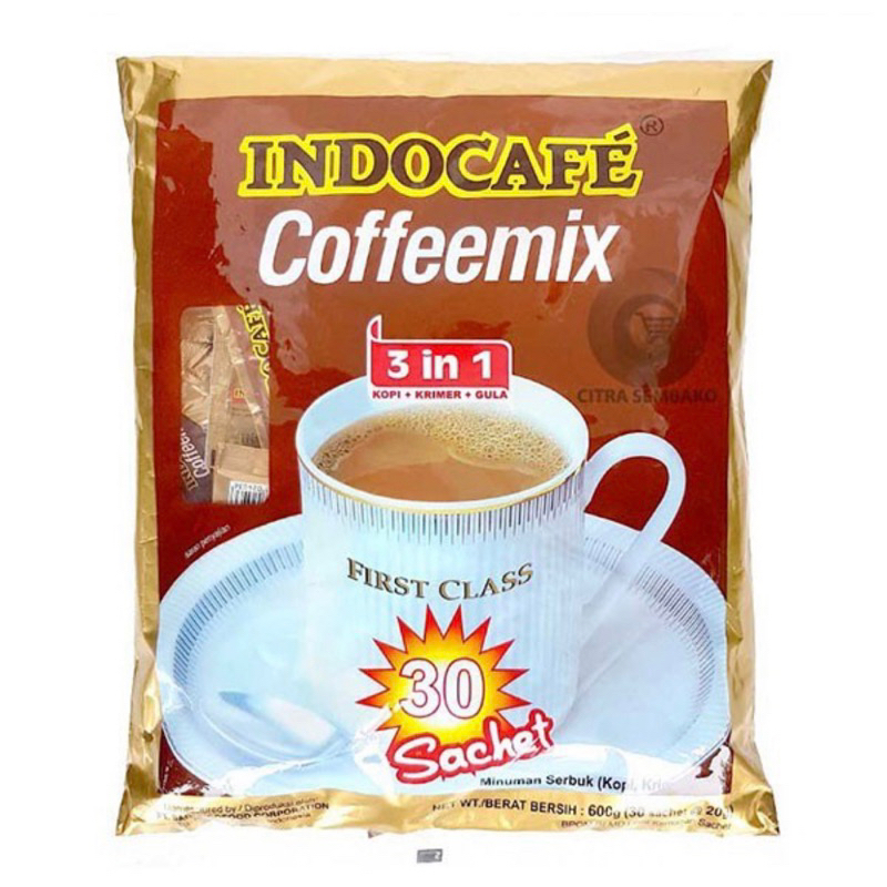 

Indocafe Kopi Bubuk Coffe Mix 20gram x 30pcs