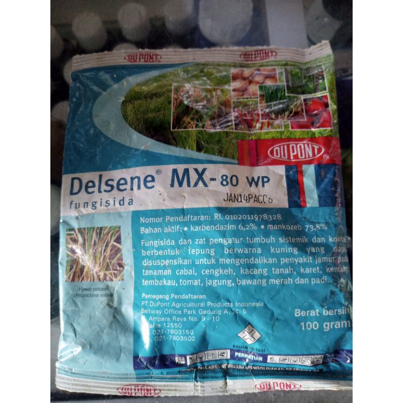 obat pertanian fungisida DUPONT DELSENE lama 100gr