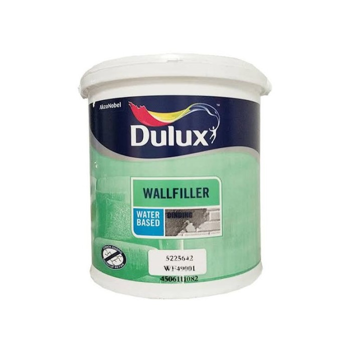 DEMPUL TEMBOK/PLAMIR TEMBOK INTERIOR DAN EKSTERIOR DULUX (3,5 KG)