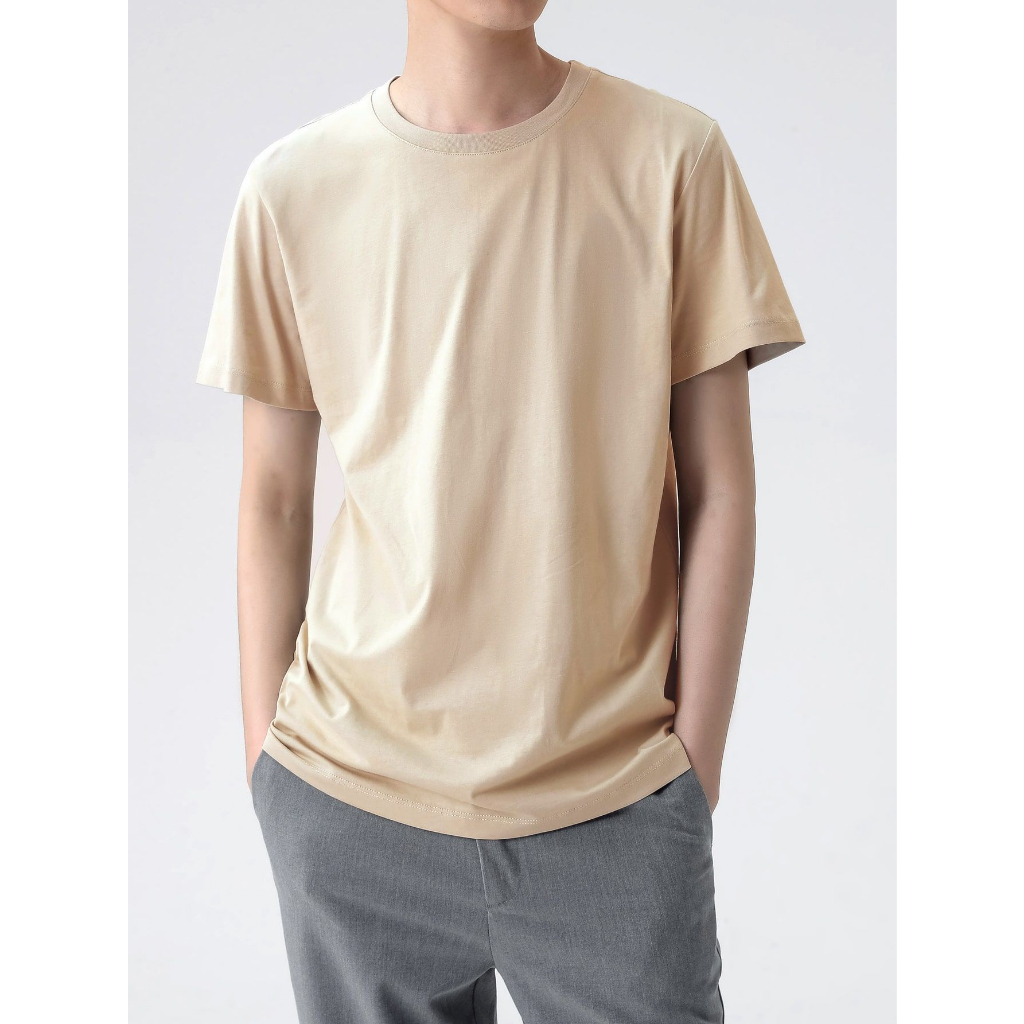 KAOS POLOS CREAM