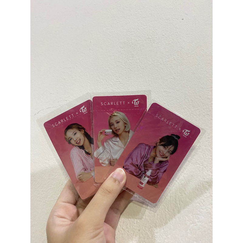 Scarlett x twice Official Photocard