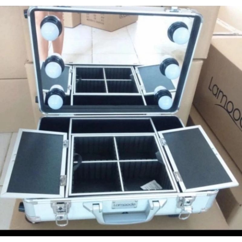 beauty case lampu tempat make up