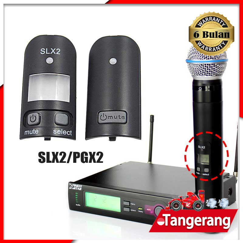 Cover Tombol Mic On Off Switch Mute Button Microphone Shure SLX2 PGX2