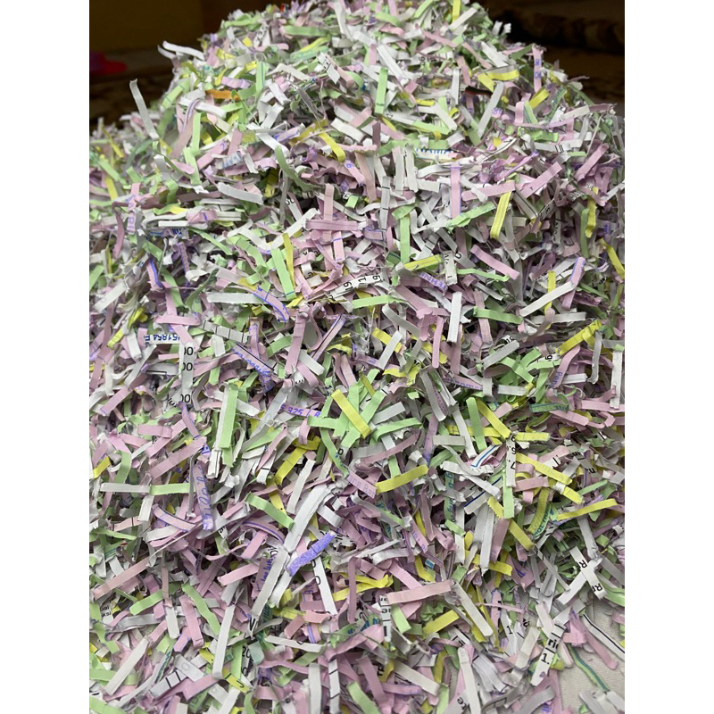 

KERTAS CACAH | KERTAS KADO | KERTAS HAMPERS | KERTAS SHREDED | 1000 gram/1Kg