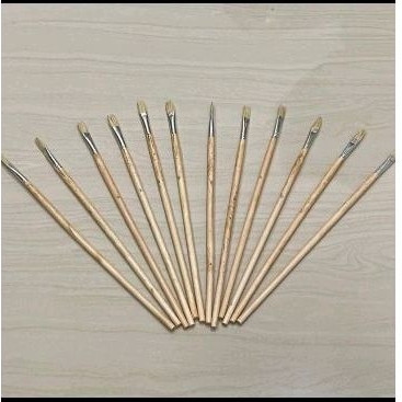 

no.6 kuas lukis kuas gambar nomor 6 paint brush seni cat