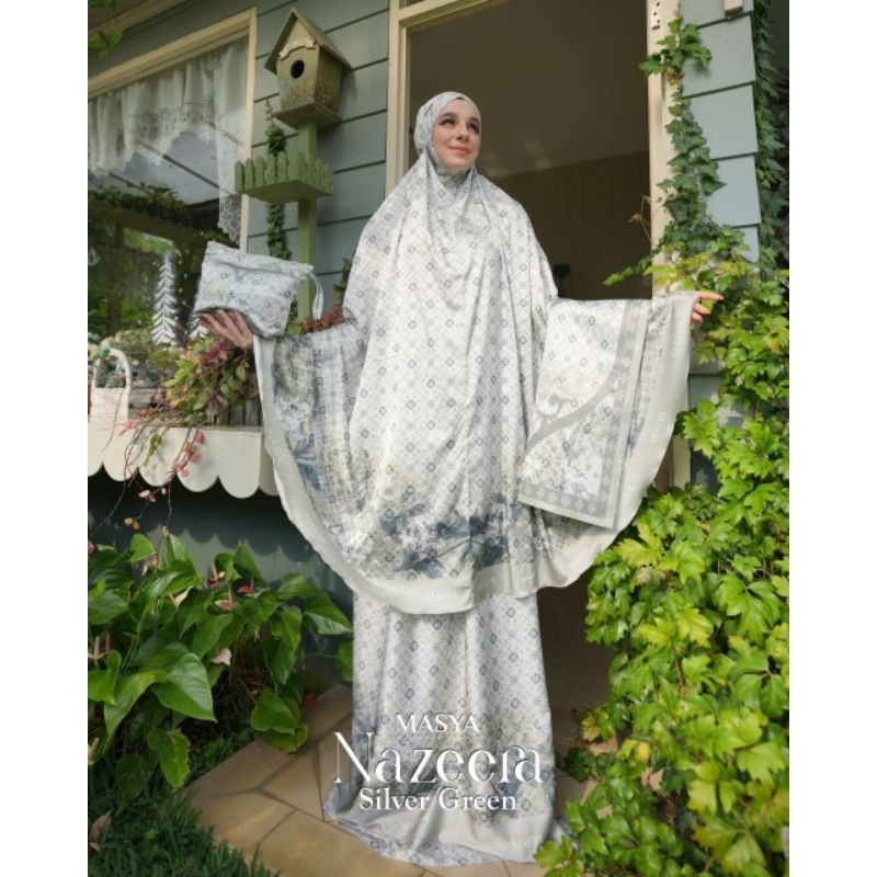 [MADENIA_SYARI] MUKENA PREMIUM SET / MUKENA SILK / MUKENA " NAZEERA PRAYER SET " BY MASYA