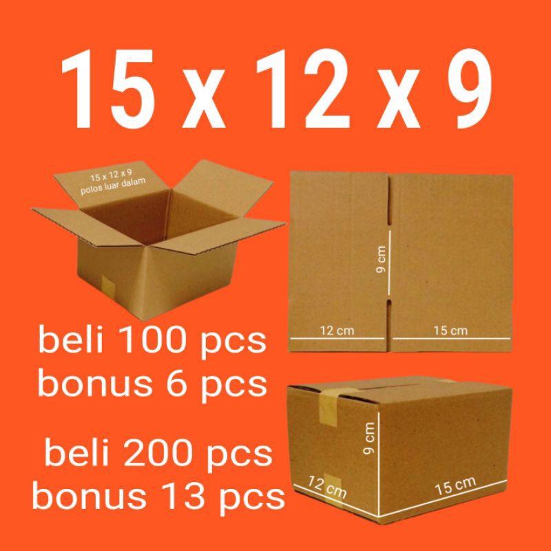 

Kardus Box 15x12x9