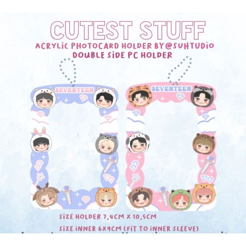 photocard holder cahol seventeen svt