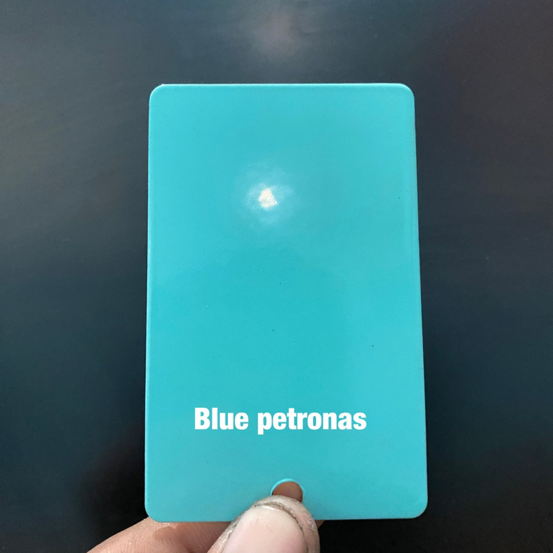 bubuk powder coating biru Petronas/PLN eceran (1kg)