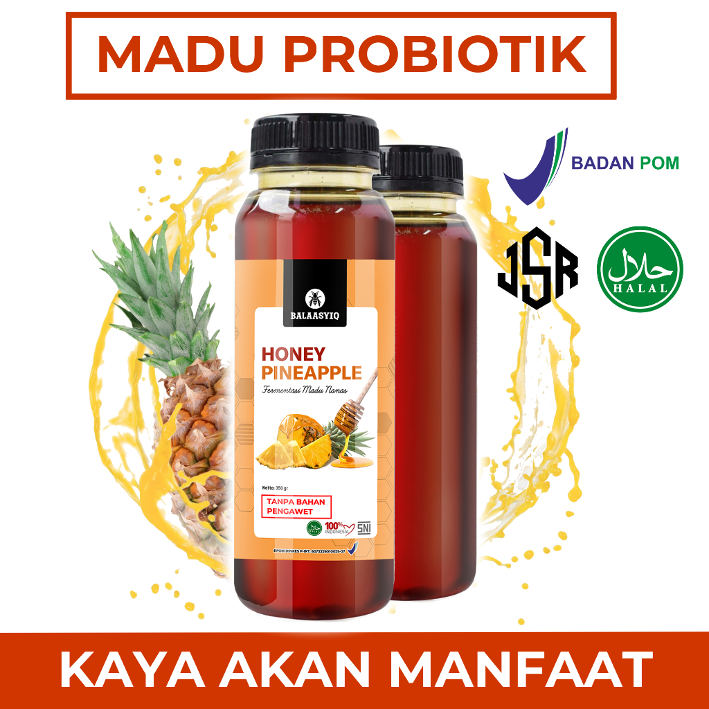 

Madu Super Probiotik Madu murni 100% yang difermentsi dengan nanas pilihan ampuh atasi diare