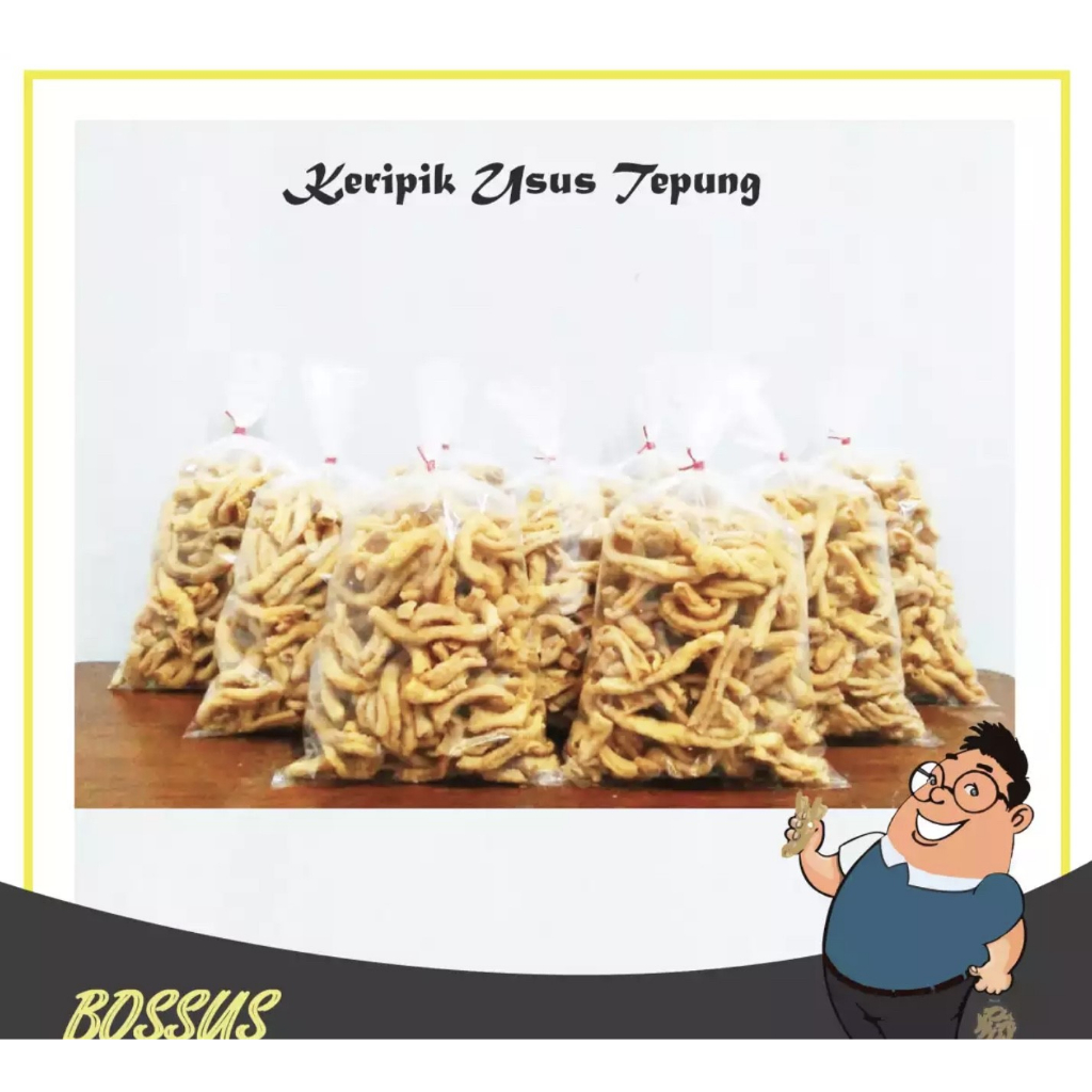 

Keripik Usus Tepung Original 1/4 Kg