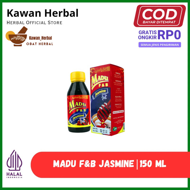 Madu F&B Flek dan Batuk - madu jasmine herbal 100% ORIGINAL