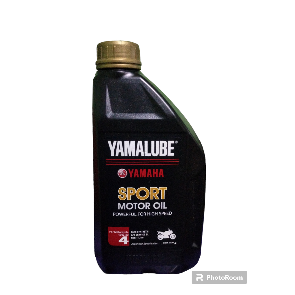 Oli Yamalube Sport 1 Liter original YAMAHA SAE 10W-40 JASO MA2