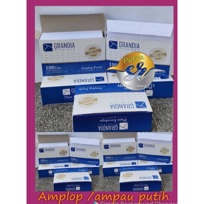 

AMPLOP PUTIH POLOS UKURAN 95X152 MM ISI 100 PCS