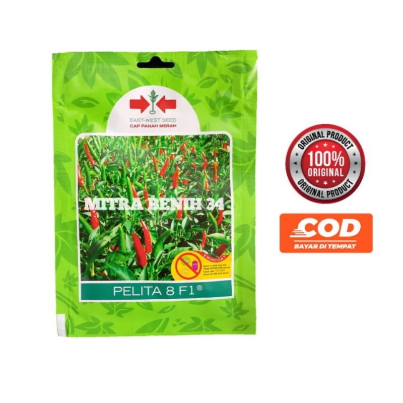 Benih Cabe Pelita 8 F1 2250 Butir - Cap Panah Merah