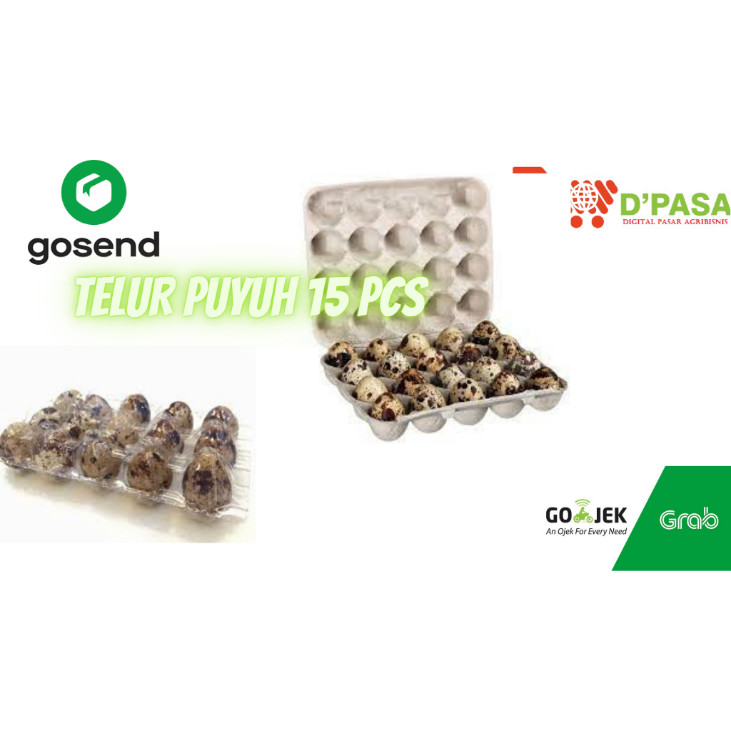 

KIRIM INSTAN Telur / Telor Puyuh 15pcs