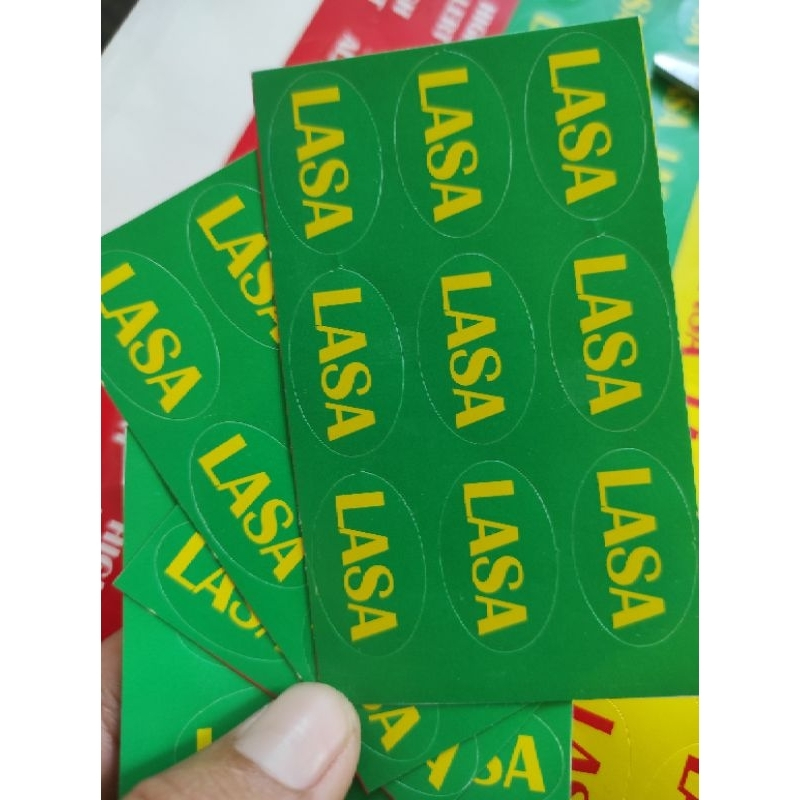 

Stiker Cutting Label Lasa High Alert HIHAU