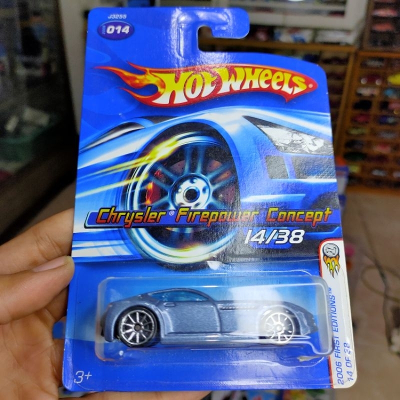 hotwheels blue card chrysler firepower concept 2006