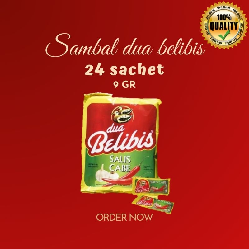 

Saus sambal dua belibis sachet
