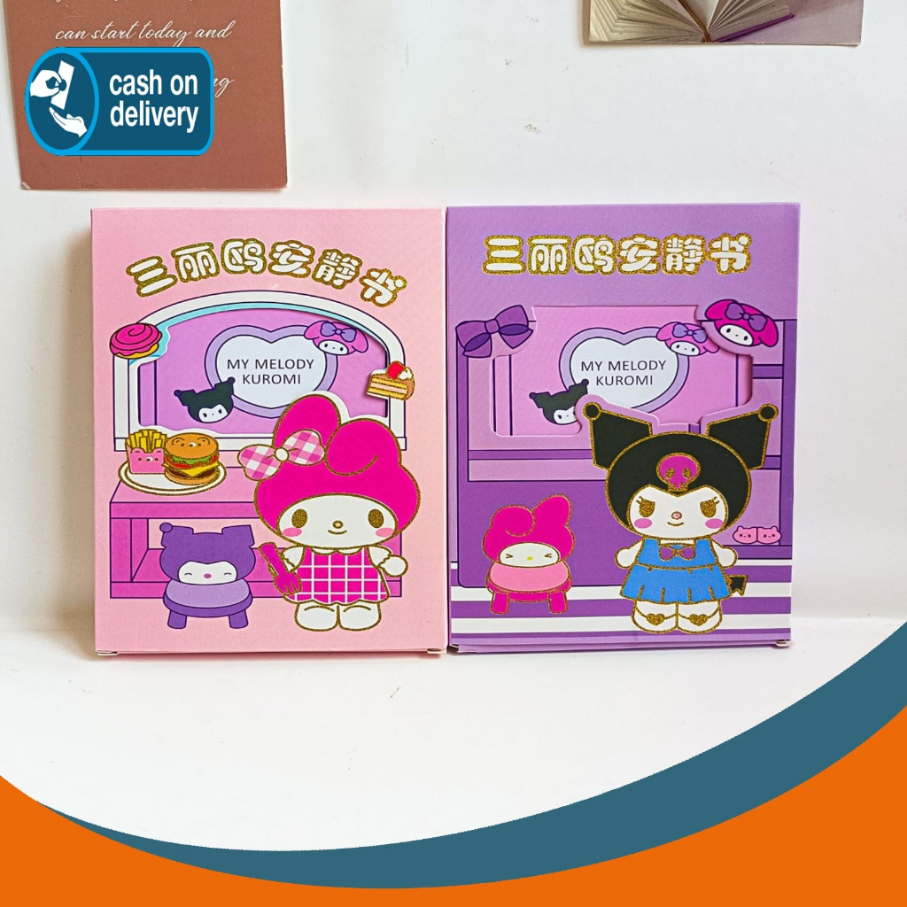 

STIKER DIY SANRIIO-AJS STICKER SET BUKU KREATIFITAS ANAK LUCU IMUT KEKINIAN COD ORIGINAL Set Daily Manual Cute Pattern Decorative Tape Gift CRAFT COD