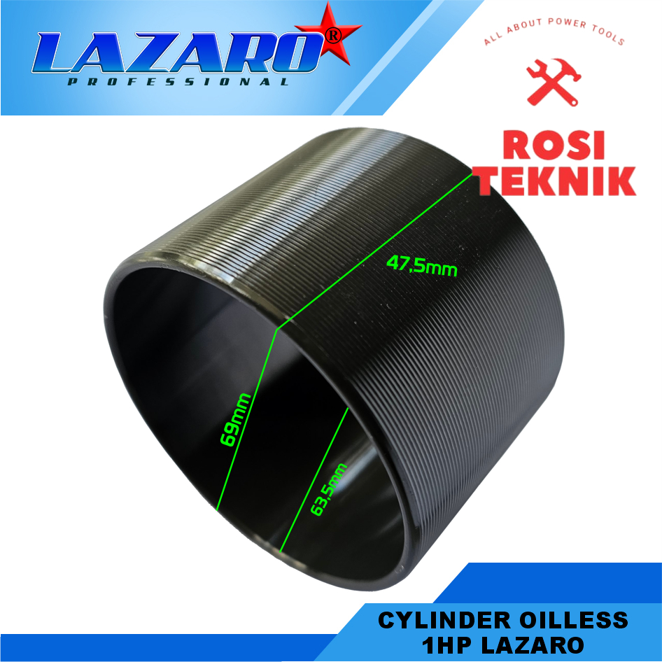 Sparepart Kompresor Cylinder Oilless 1HP Lazaro