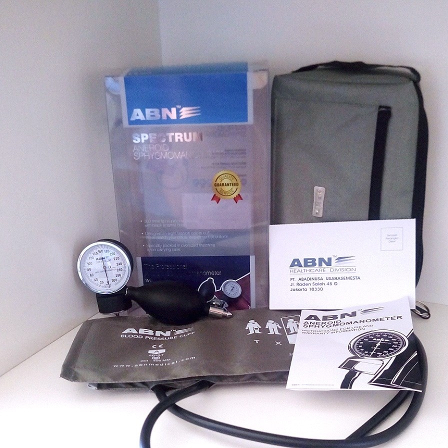 Tensimeter Aneroid ABN Spectrum Sphygmomanometer Manual