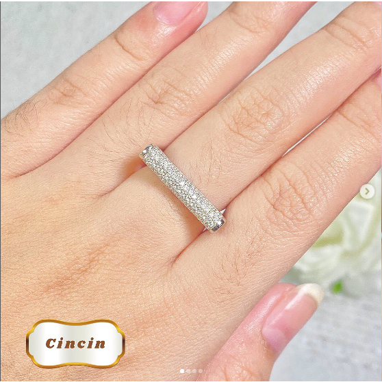 Elco Jewellery - Cincin Berlian Eropa F Vvs | CBRT-00158SH Berkualitas dan Bergaransi