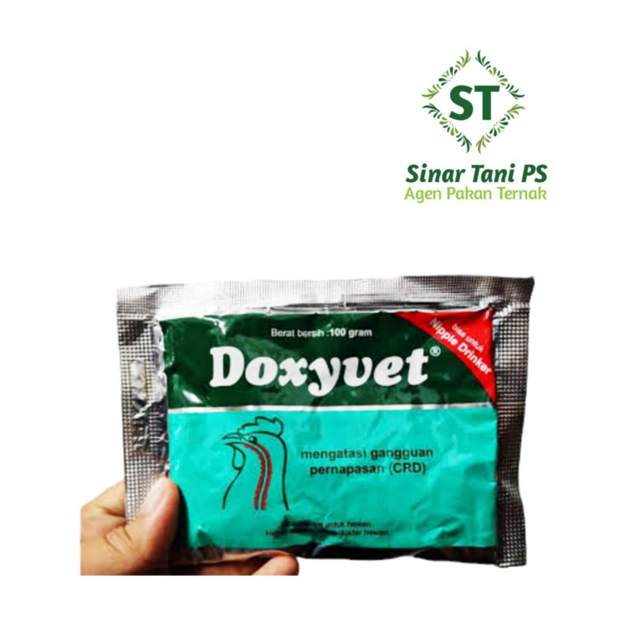 Doxyvet 100gr Obat Ayam Burung Sakit Ngorok Crd Flu Infeksi Pernafasan