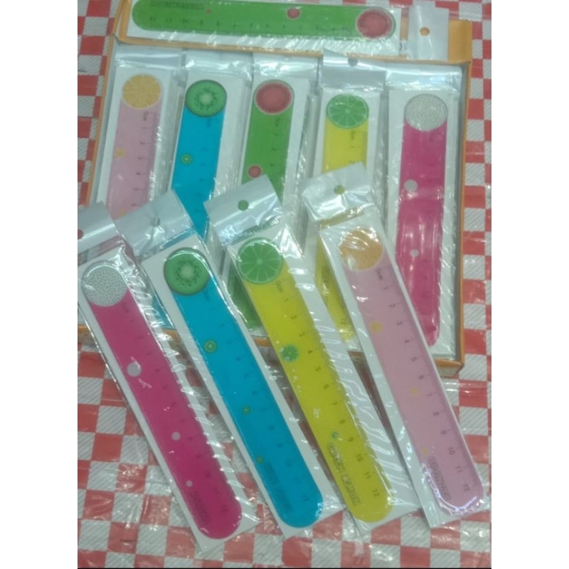 

Garisan penggaris Lucu import motif elastis harga per pcs