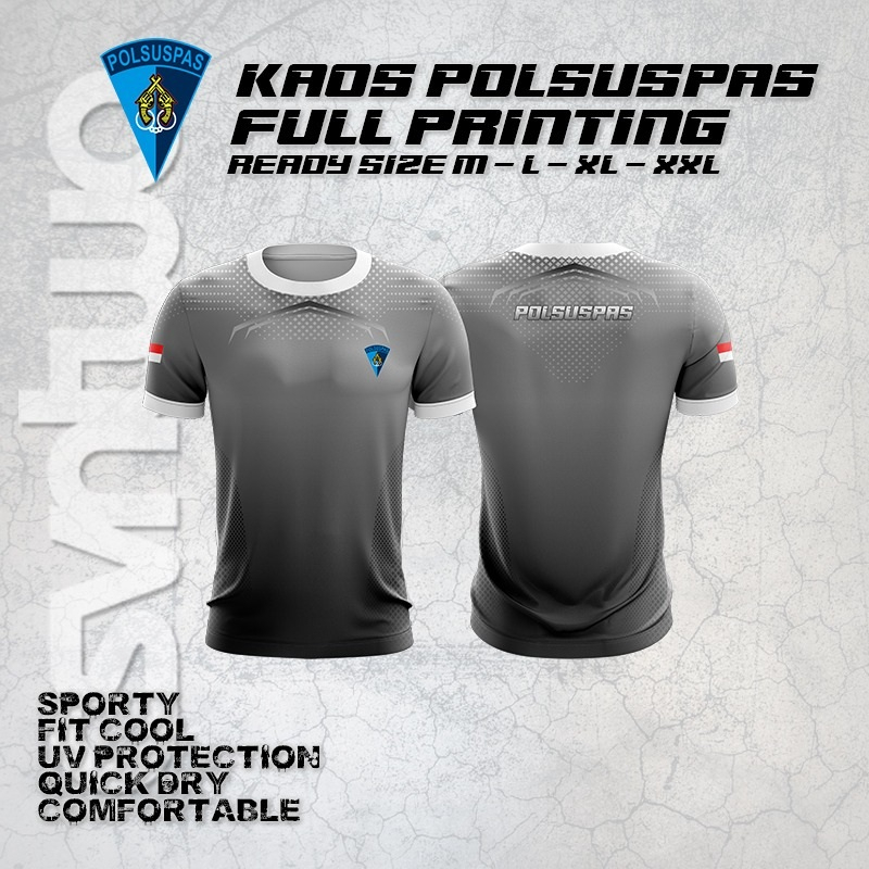 Kaos Jersey Polsuspas / Kemenkumham Printing / Kaos jersey Kemenkumham/Polsuspas Fullprinting