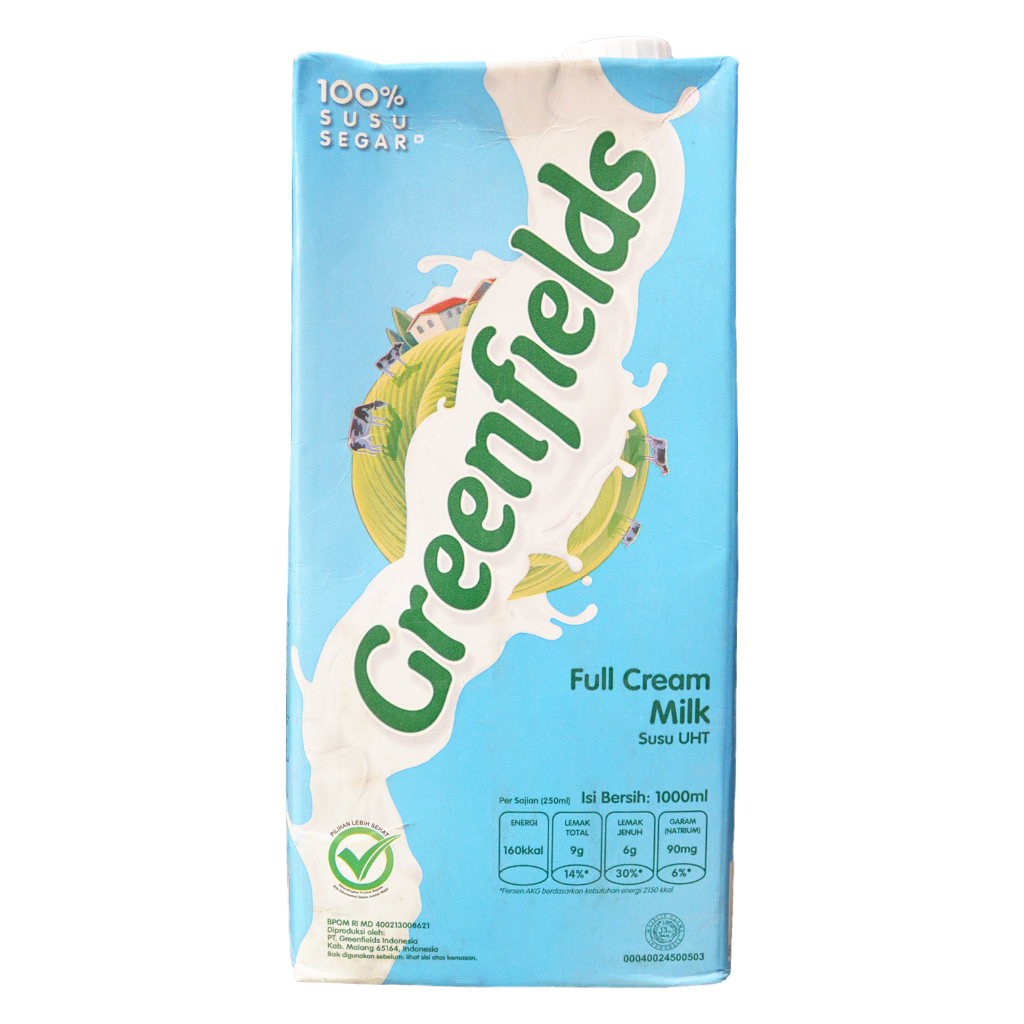 

Susu Cair UHT Greenfields Full Cream Milk 1 Liter